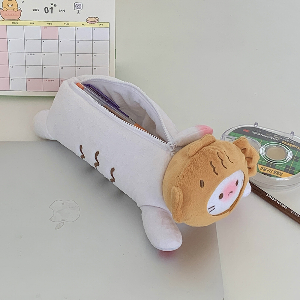고양이 인형필통